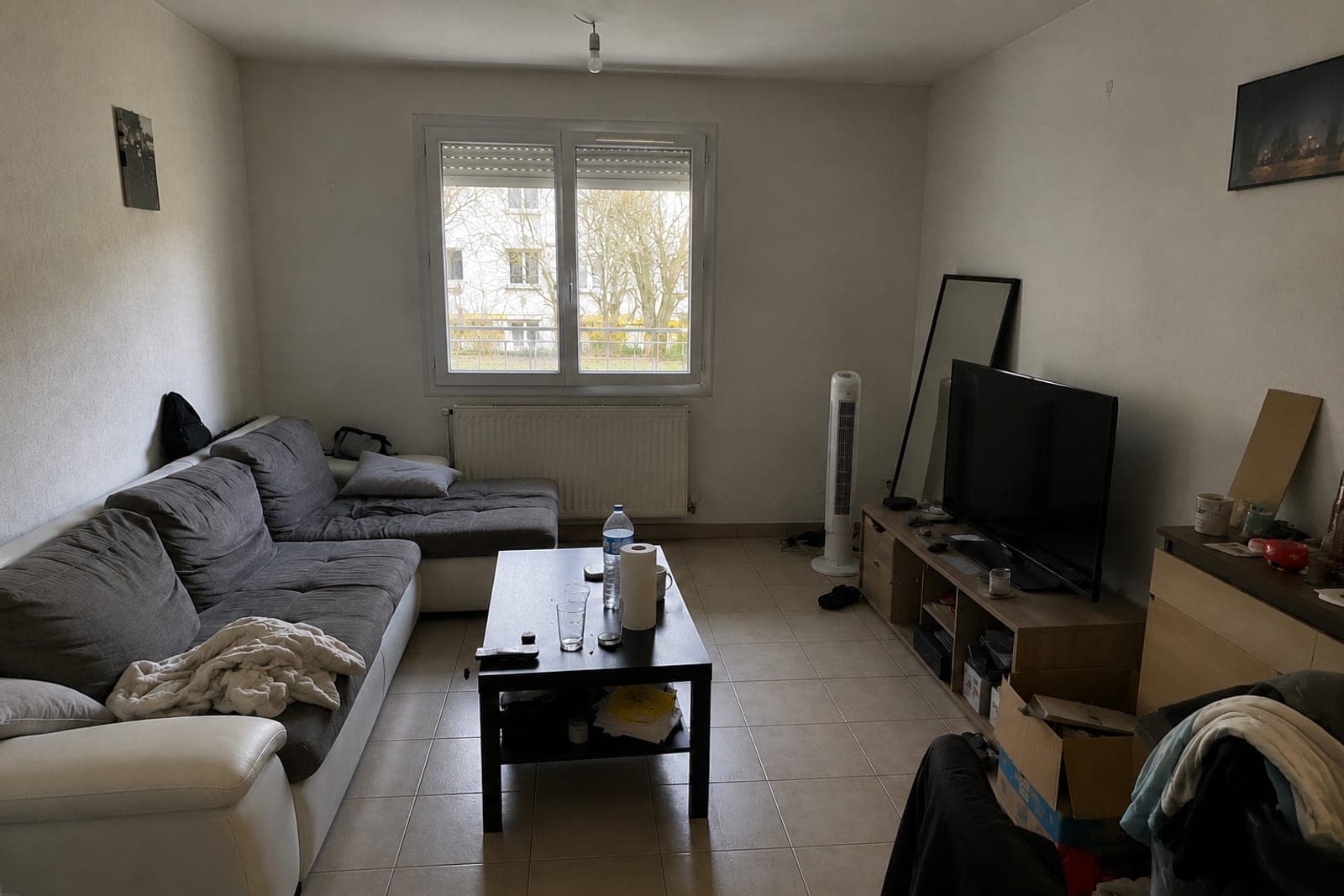 La pièce avant rénovation